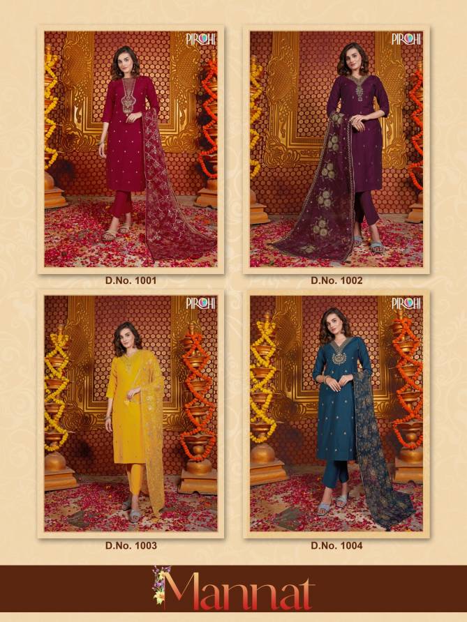 Pirohi By Mannat Vol 1 Designer Readymade Suits Catalog